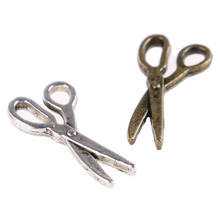 Miniatures Dolls House Furniture 1:12 Dollhouse Accessorie Metal Mini Silver Metal Scissors 1pc Simulation Scissors 2024 - buy cheap