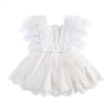 0-24M Summer Baby Girls Princess Rompers Ruffles Sleeveless Feather Tassel Sleeveless Backless Jumpsuits Dress Clothes Outfits 2024 - buy cheap