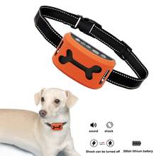 Collar de descarga eléctrica antiladridos para mascotas, suministro de entrenamiento para perros, vibración de inducción inteligente, dispositivo antiladridos 2024 - compra barato