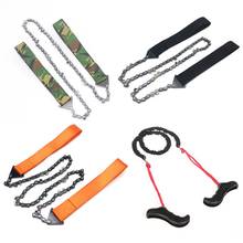 Pocket chain saw folding cutting garden trees camping hiking emergency survival steel wire chain saw 2024 - buy cheap