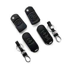 Genuine Leather Car Key Case Cover For Mazda 2 3 5 6 Atenza CX5 CX-5 CX3 CX4 CX7 CX9 Miata MX5 M2 M3 M5 M6 Key Holder Bag Shell 2024 - buy cheap