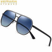 KEITHION 2021 New Trend Quality Alloy Men's Sunglasses Polarized Sun glasses Women Pilot  Eyewear Oculos de sol UV400 2024 - buy cheap