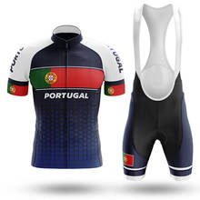 Hot sale 8 style Portugal Cycling Jersey Set Summer Bike Clothes Mans Summer Bicycle Clothing Maillot Ropa Ciclismo Cycling Set 2024 - buy cheap