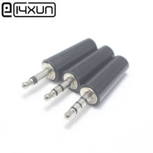 EClyxun 2pcs High Quality Circular Tube 1/8" 3.5mm 2/3/4 Pole  Audio Video TRRS Mini Male Plug Cable Connector for phone Headset 2024 - buy cheap