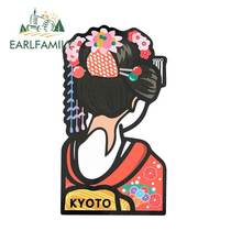 EARLFAMILY 13 см x 7,3 см для Киотского Токио японское кимоно Аниме виниловые автомобильные стикеры царапина на мотоцикле защита для дверей автомобиля 2024 - купить недорого