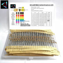 1280pcs 1/8W 5% 64 Values 1R - 10MR Carbon Film Resistor Assorted Kit Set 2024 - buy cheap