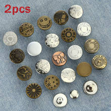2pcs Snap Fastener Metal Sewing Buttons Adjustable Jeans Button Instant Perfect Fit Button Adds Or Reduces to Any Pants Waist 2024 - buy cheap