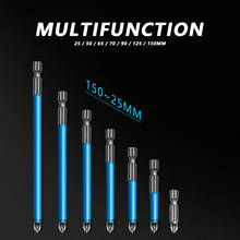 Ph2 brocas de chave de fenda antiderrapante ph2, brocas magnéticas 125, haste hexagonal de 25/50/65/70/90/150/1/4mm 2024 - compre barato