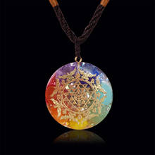 Orgone Energy Rainbow Pendant Necklace Drop Shipping Spiritual Crystal Healing 7 Chakra Stone Radiation Reiki Jewelry 2024 - buy cheap