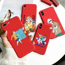 Jujutsu-funda de teléfono con estampado de anime, carcasa de Color caramelo para iPhone 6, 7, 8, 11, 12 s, mini pro, X, XS, XR, MAX Plus 2024 - compra barato