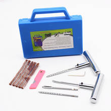 11pcs Car Van Motorcycle Bike Emergency Heavy Duty Tubeless Tire Puncture Professional Repair Kit Plug Set Tyre Repair Kit