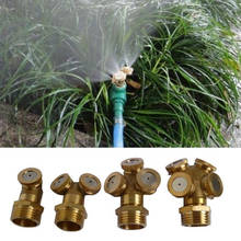 Misting Nozzle Adjustable Hose Connector Brass Atomizing Spray Fitting Nebulizer Water Sprinklers Heads Garden Irrigatio Garden 2024 - buy cheap