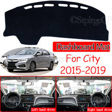 for Honda City 2015~2019 Anti-Slip Mat Dashboard Cover Pad Sunshade Dashmat Protect Carpet Car Accessories GM6 2016 2017 2018 2024 - buy cheap