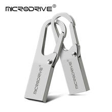 Mini pendrive usb 2.0 de alta velocidade, flash drive 16gb 32gb 64gb 128gb à prova d'água, de metal, chaveiro, bastões de memória 2024 - compre barato