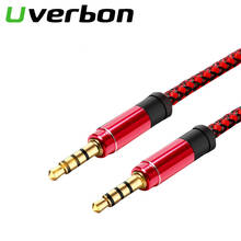 Universal jack aux cabo de 3.5mm a 3.5mm cabo de áudio macho para macho kabel carro aux cabo para iphone fone de ouvido alto-falante fio jack cabo cabo 2024 - compre barato