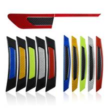 Car Reflective Strip Door Warning Reflector Carbon Fiber Universal Luminous Stickers Decals 2024 - buy cheap