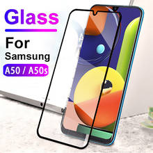 Tempered Glass For Samsung A50 A50s Screen Protector Full Glue Protective Glass For Samsung Galaxy A50 A 50 s SM A505 A507 F DS 2024 - buy cheap