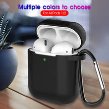 Case For Airpods 2/1 cover wireless Bluetooth headset Air Pods case soft silicone protective cover AirPod Pro Case with keychai 2024 - buy cheap