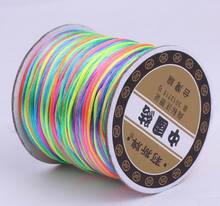 necklace thread+Freyh45 Multicolor Chinese Knot String Nylon crystal  Cord diy accessories Rope for Bracelet 2024 - buy cheap
