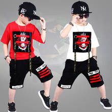kid Sport Suits Teenage Summer Boys Clothes Set Short Sleeve T Shirt & Pants Casual 4 5 6 7 8 9 10 12 14 Years Child Boy Clothes 2024 - buy cheap