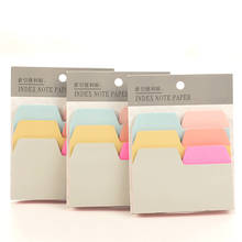 Candy Color Self-Adhesive Memo Pad  Index Notepad Notebook Notepad Bookmark School Office Supply Stationery Escolar Papelaria 2024 - buy cheap