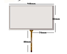 5 pcs/lot New 6 inch resistance touch screen 149*82 mm 2024 - buy cheap