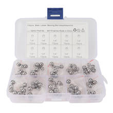 100pcs Precision Steel Bearing Balls 1/4 Inch G25 With Clear Plastic Box For Motorcycles, Ships And Yachts Accessories 2024 - buy cheap