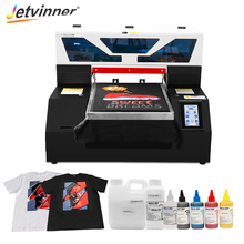 T-shirt Printer DTG A3 Printer Flatbed Automatic For Textile White and Dark Color T-shirt Shirt Hoodies Printing Machine 2024 - buy cheap