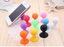 Colorful Universal Phone Holder Stander Monopod Mobile Phone Silicone Rubber Octopus Sucker Ball Stand Holder mobile phone stand 2024 - buy cheap