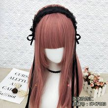 Japanese-style SOFT Girl Lolita Adorable Mother Lace Headdress Lolita Anime Maid Versatile KC Hair Bands Hair Accessories 2024 - buy cheap