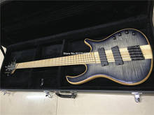 Высокое качество модифицированная версия 5-строка в течение всего тела blue для электрической бас-гитары могут быть выполнены по индивидуальному заказу Бесплатная доставка 2024 - купить недорого