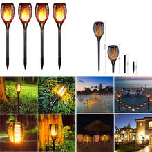 51/72/96 LEDs Solar Flame Flickering Garden Lamp Torch Light IP65 Outdoor Spotlights Decoration Led Lamp for Garden Pathways 2024 - buy cheap