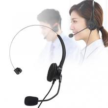 Telephone Monaural Headset Landline  Phone Headphone with Microphone for Home Use audifono Headset for Landline Phone 2024 - buy cheap