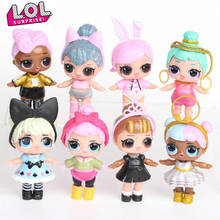 L.O.L. SURPRISE! 8pcs/set Lol Surprise Doll Ornaments Toy Confetti Glitter Series Action Figures Anime for Kids toys for girls 2024 - buy cheap