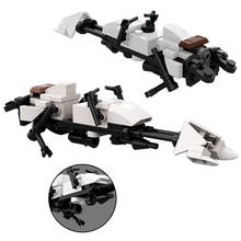 Space War-bloques de construcción Speeder Bike para niños, juguete educativo de ladrillos blancos, ciudad, ensamblaje, regalo, 564 piezas 2024 - compra barato