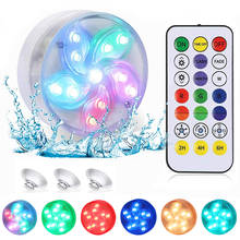 RGB Remote Control Submersible Light IP68 Underwater Light Pond Pool Decorative Night Lamp for Aquarium Color Changing LED light 2024 - buy cheap