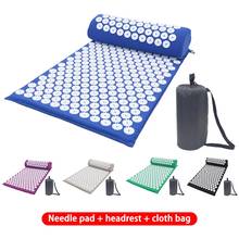 Lotus Acupuncture Massager Cushion Relieve Stress Back Pain Acupressure Mat Pillow Massage Yoga Spike Mat for Body Relaxation 2024 - buy cheap