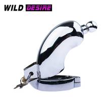 Stainless Steel Bird Man Chastity Device Cage Sex Metal Cock Ring Penis Lock Ball Stretcher BDSM Bondage Restraint For Male 18+ 2024 - buy cheap