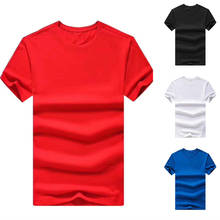 Tim01 camiseta masculina de mangas curtas, homem 100% algodão casual gola redonda, camiseta de cor sólida, verão 2024 - compre barato