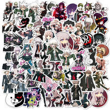 50 Pçs/set Jogo Danganronpa monokuma Anime Adesivos De Metal Decalque Adesivo Para Laptop Skate Brinquedo Livro Adesivos Presente Do Carro Do Telefone 2024 - compre barato