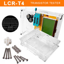 1PC Newest LCR-T4 LCD Graphical Transistor Tester with Case Professional Resistance Capacitance ESR Meter Test Accessories 2024 - buy cheap
