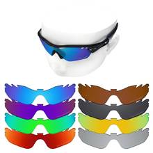 Oowlit lentes de substituição anti-risco para-oakley radar borda ventilada oo9184 óculos de sol polarizados gravados 2024 - compre barato