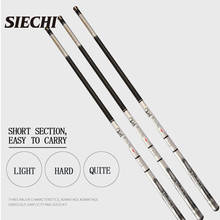 SIECHI-caña de pescar de fibra de carbono, caña de pescar telescópica, muy ligera, dura, 2,7 M/3,6 M/4,5 M/5,4 M/6,3 M 2024 - compra barato