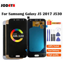 Amoled j5 2017 display For Samsung Galaxy J5 2017 LCD  J530 J530F SM-J530 LCD Display + Touch Screen Digitizer Assembly 2024 - buy cheap