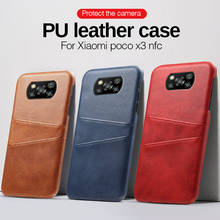 Premium Pu Leather Case For Xiaomi Poco X3 Pro Wallet & Card Slots Holster Back Cover Phone Coque For PocoX3Pro Poxo X 3 Pro Nfc 2024 - buy cheap