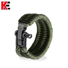 EDC Outdoor Survival Multi Mini Tools Gear Paracord Bracelet Survival Kit For Men Outdoor Emergency Survival Kits Paracord 2024 - buy cheap