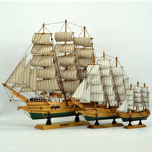 Luckk-velero de madera gratis, modelo de barco Civil clásico, edificio antiguo, decoración del hogar 2024 - compra barato