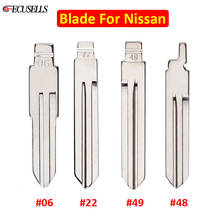 10Pcs/Lot Remote Key Blank #06 #22 #48 #49 NSN14 Uncut Blade For Nissan A32 A33 Tiida Sylphy Teana Livina Sunny X-Trail Gennis 2024 - buy cheap