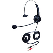 Free Shipping Dual 3.5mm plug call center headset,computer laptop notebook headset PC headphone 2024 - buy cheap