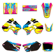 Motorcycle Complete Graphic Decal Sticker Kit DECO For Suzuki RM125 RM250 1996 1997 1998 2024 - buy cheap